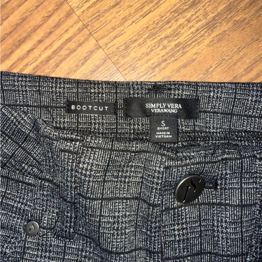 Simply Vera Vera Wang Plaid Pants - Picture 3 of 5